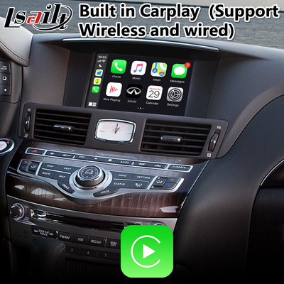 Lsailt Carplay Android อินเทอร์เฟซมัลติมีเดียสำหรับ Infiniti M37S M37 M35 M45 พร้อม NetFlix Yandex