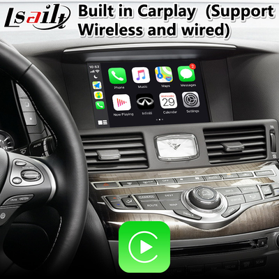 Lsailt Android Multimedia Interface Box สําหรับ Infiniti Q70 พร้อมการเล่น Carplay แบบไร้สาย