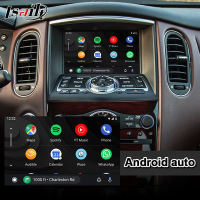 Lsailt Infiniti Carplay Box, Android GPS Navigation Interface สำหรับ QX50 พร้อม Wireless android auto