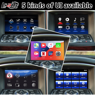 Lsailt Infiniti Carplay Box, Android GPS Navigation Interface สำหรับ QX50 พร้อม Wireless android auto
