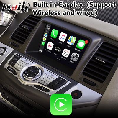 Lsailt Android นำทางอินเทอร์เฟซมัลติมีเดียสำหรับรถยนต์สำหรับ Nissan Murano Z51 พร้อม Carplay