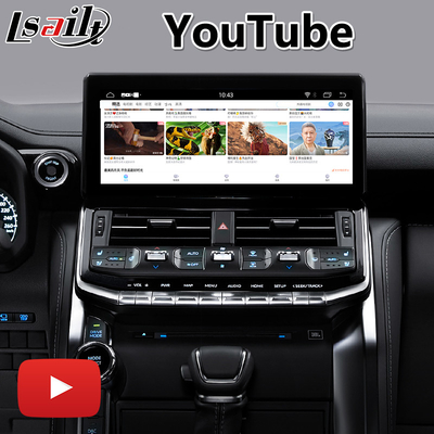 Lsailt Android Carplay Interface สำหรับ Toyota Land Cruiser LC300 VXR Sahara 2021-ปัจจุบัน