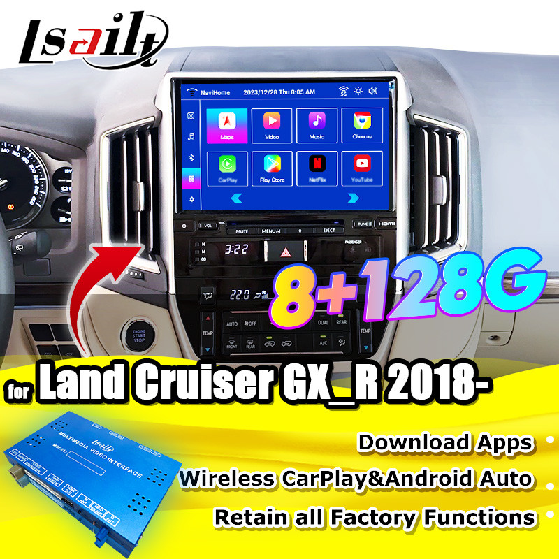 Android Multimedia Interface for Land Cruiser GX_R 2018-2021 LC200 ...