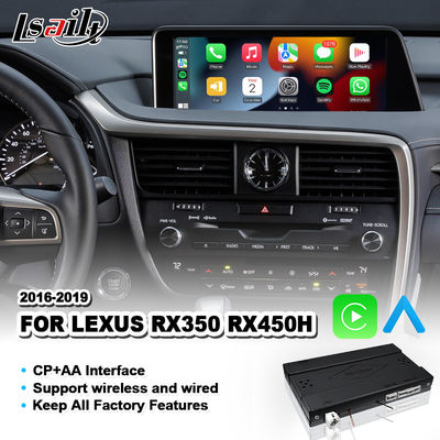 Lexus Carplay Android Auto Interface สําหรับ RX450H RX350 RX 350 การควบคุมหนู 2016-2019