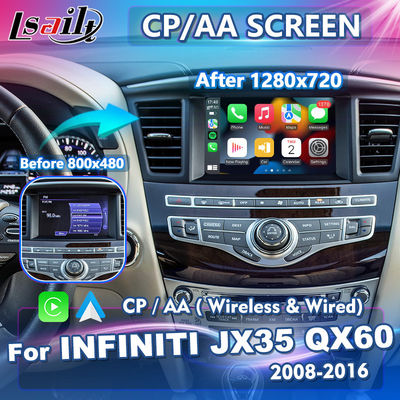 Infiniti JX35 QX60 8 นิ้ว Wireless Carplay Android Auto HD เปลี่ยนหน้าจอ