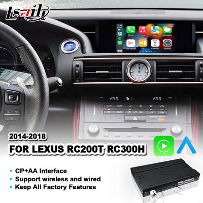 OEM Integration Carplay Android Auto Interface สําหรับ Lexus RC200T RC300H RC 200t ปี 2014-2018