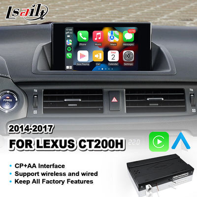 Android Auto Carplay Interface สําหรับ Lexus CT200H CT 200h การควบคุมหนู 2014-2017